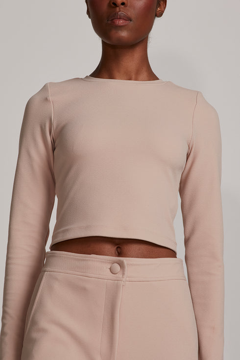 BLUSA JUSTA BEGE